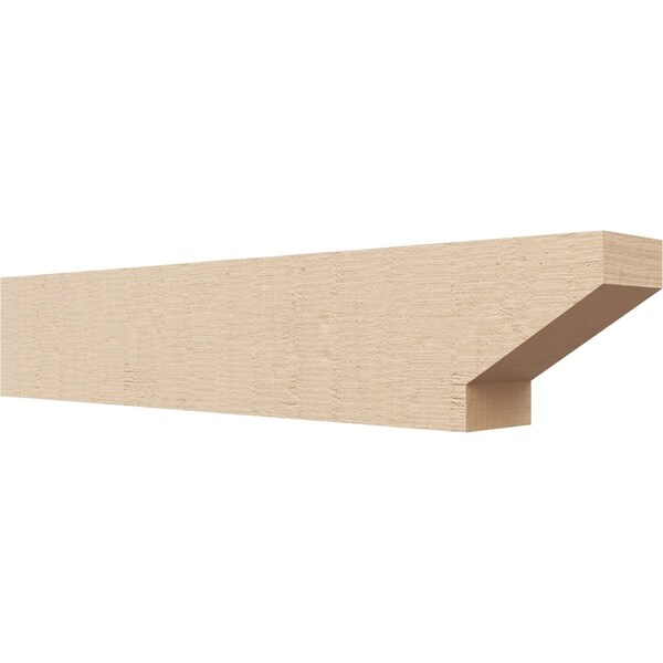 Ekena Millwork 4in. W x 6in. H x 32in. L Clemmons Woodgrain TimberThane Rafter Tail, Primed Tan RFTUR04X06X32CLERCPR - main